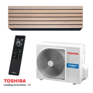 Инверторен климатик Toshiba Super Daiseikai 10 WOOD RAS-B18S4KVDG-E / RAS-18S4AVPG-E